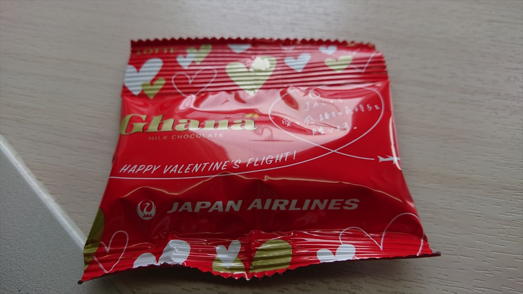 バレンタインデーチョコレート JAL