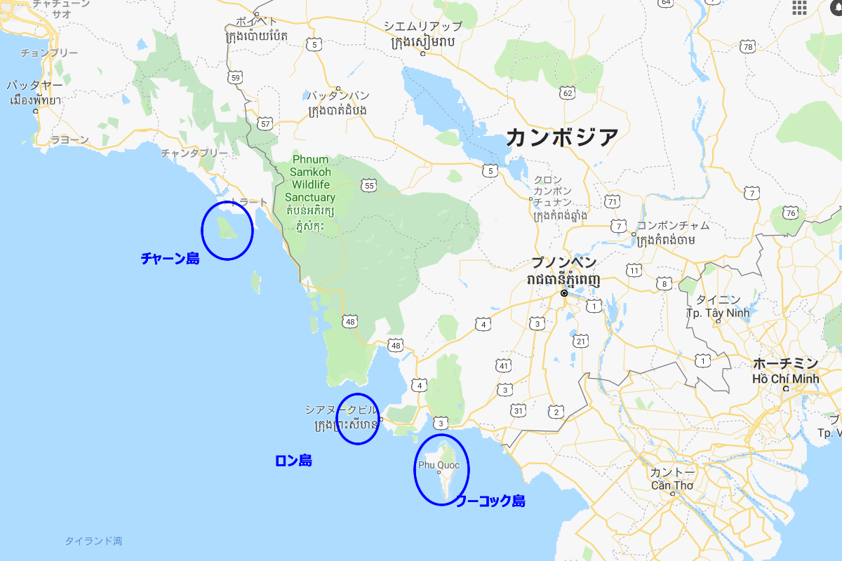 ロン島 MAP