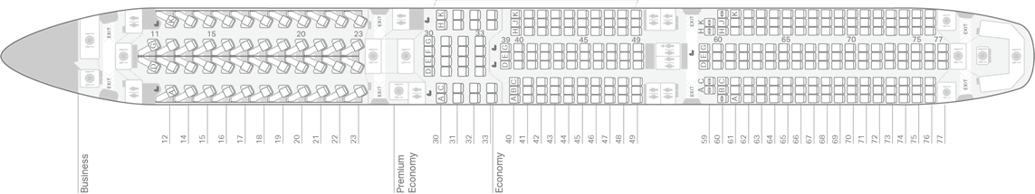 CX Seatmap-A350-1000