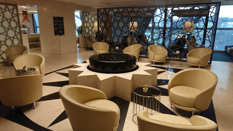 バンコク スワンナプーム国際空港 カタール航空　ビジネスラウンジ