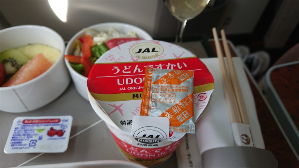 JAL JL307 羽田～福岡 ファーストクラス機内食