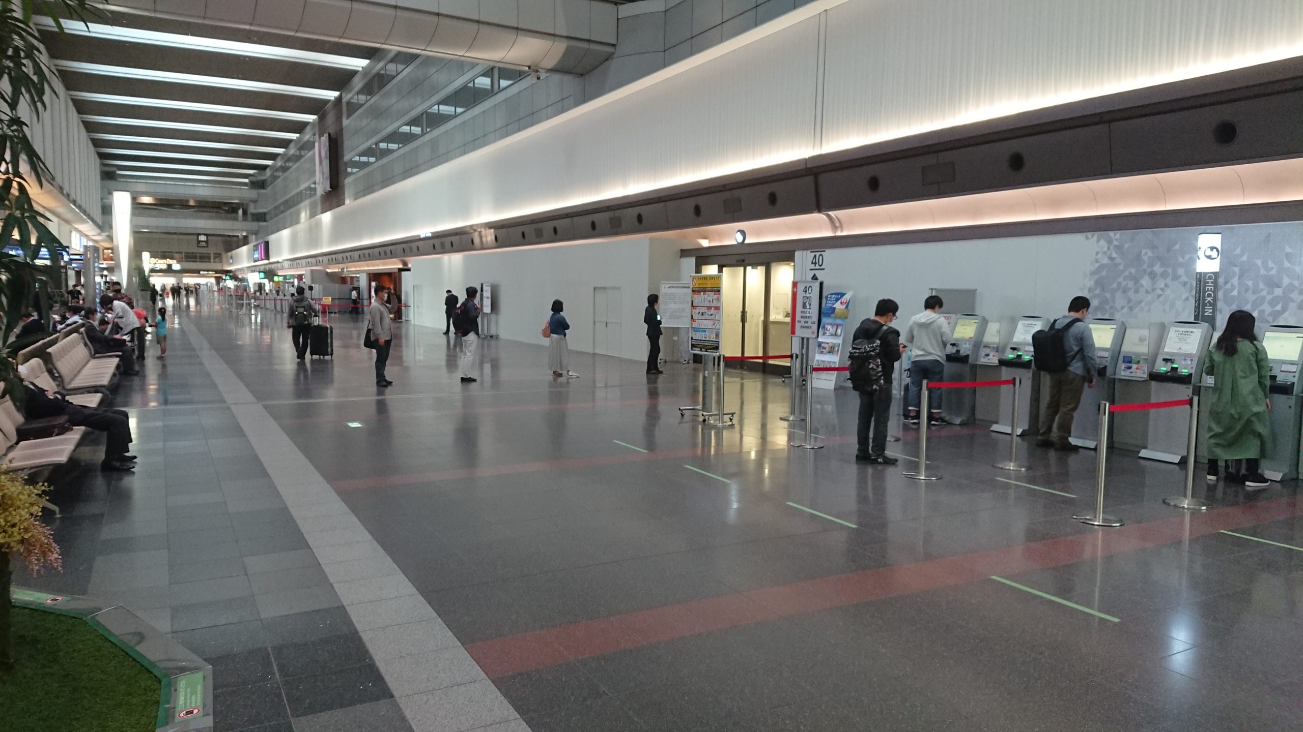 羽田空港 第一ターミナル 南ウィング JAL DIAMOND PREMIER LOUNGE 20年05月訪問