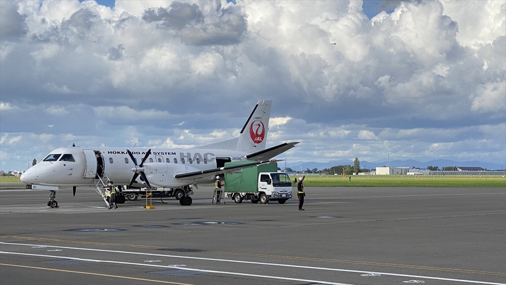 SAAB 340B型機 JL2746 函館～札幌(丘珠) 普通席 搭乗記 07OCT20