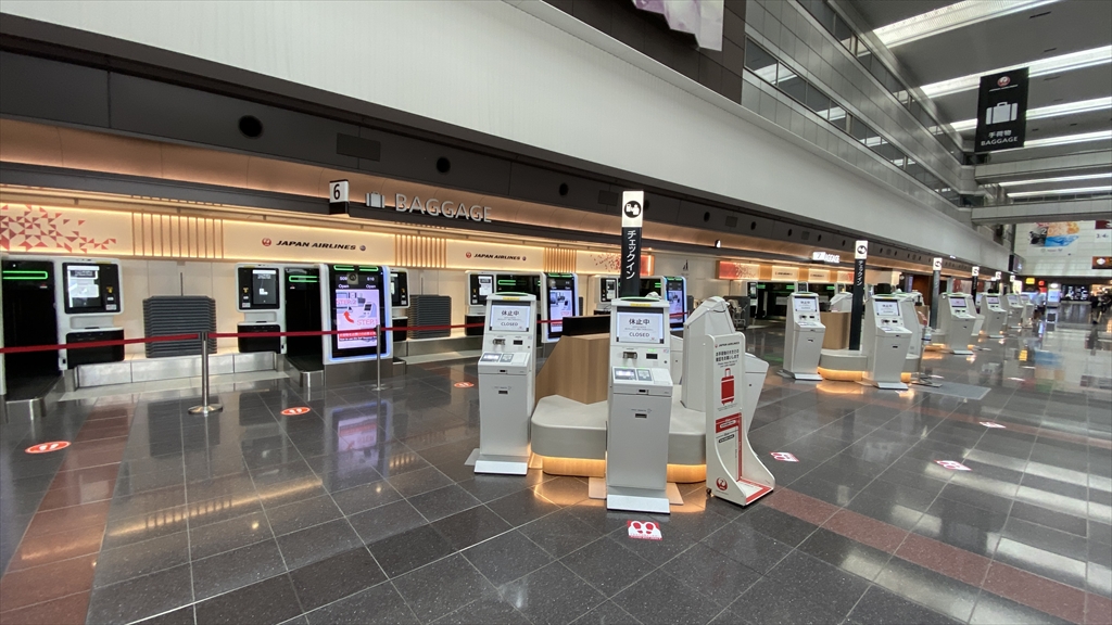 羽田空港 第一ターミナル 南北ウィング JAL DIAMOND PREMIER LOUNGE 21年6月訪問