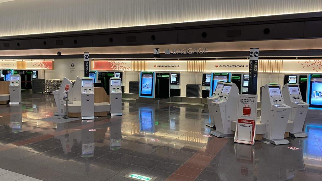 羽田空港 第一ターミナル 南北ウィング JAL DIAMOND PREMIER LOUNGE 21年7月訪問