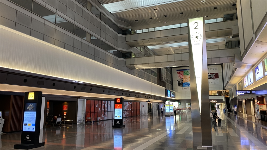羽田空港 第一ターミナル 南北ウィング JAL DIAMOND PREMIER LOUNGE 21年7月訪問