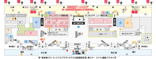 関西空港　国内線エリア MAP