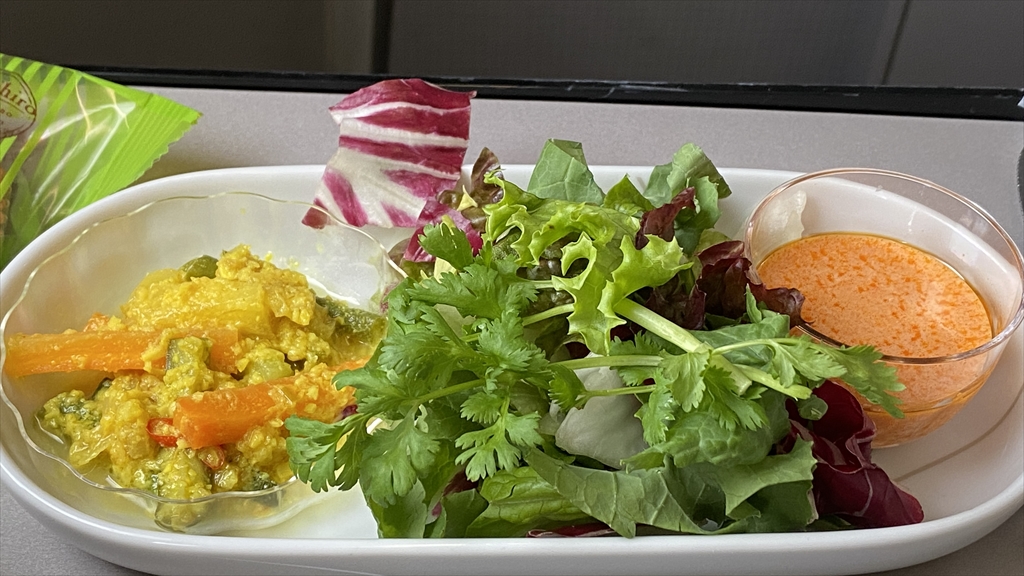 03AUG21 JL320 福岡～羽田 ファーストクラス 機内食