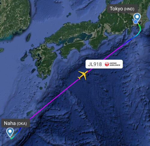 エアバスA350-900型機 JL918 沖縄(那覇)～羽田 ファーストクラス搭乗記 15SEP21