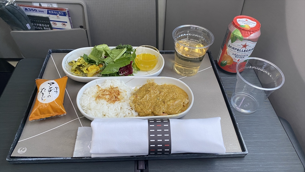 人気を誇る JAA 日本アジア航空 ミールカート エアライン 機内食 