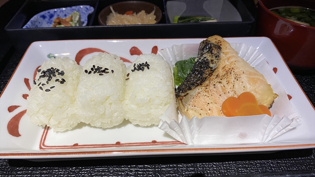 JAL JL034 バンコク～羽田 国際線ビジネスクラス機内食 APR28