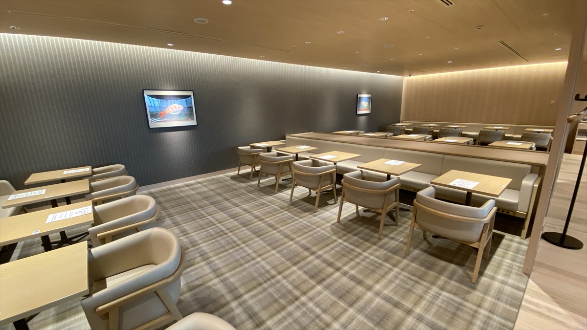 羽田国際空港 JAL FIRSTCLASS Lounge 鮨・鶴亭 