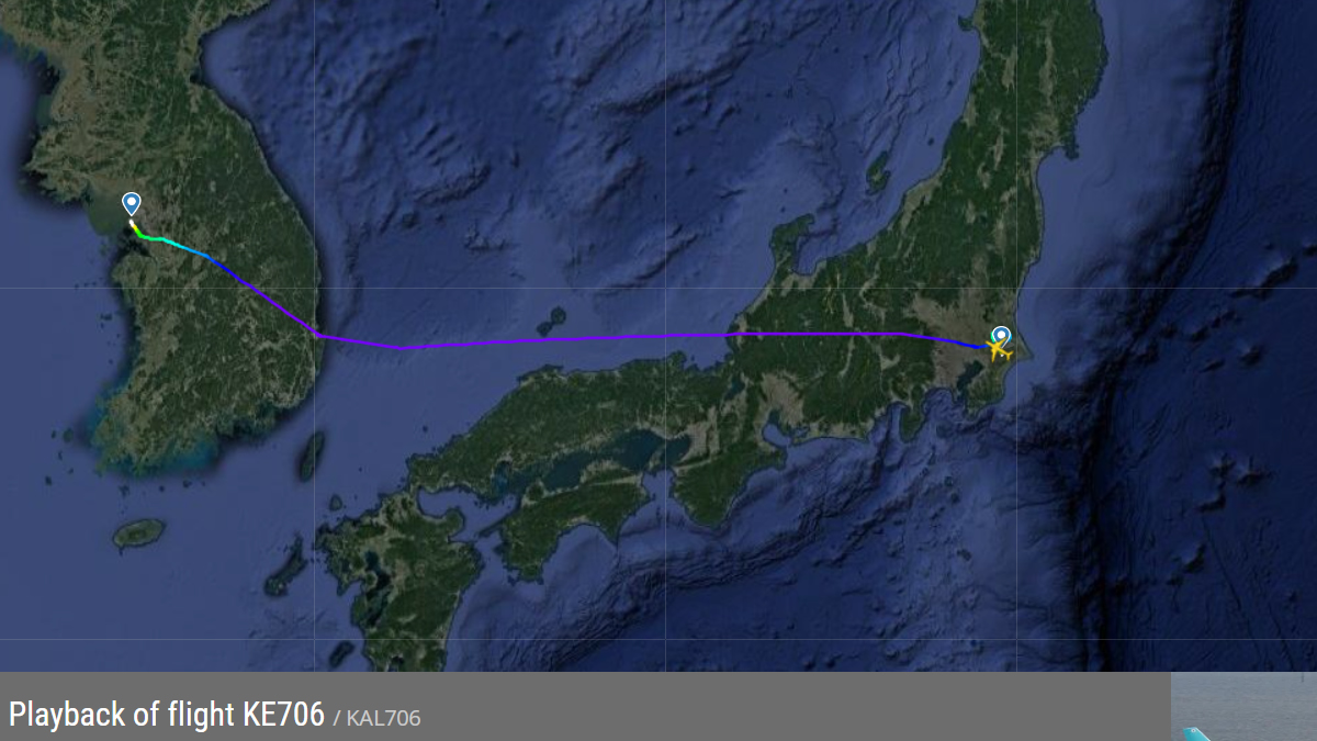 【フライトレポ】大韓航空 エコノミー KE706 成田～仁川 25OCT22