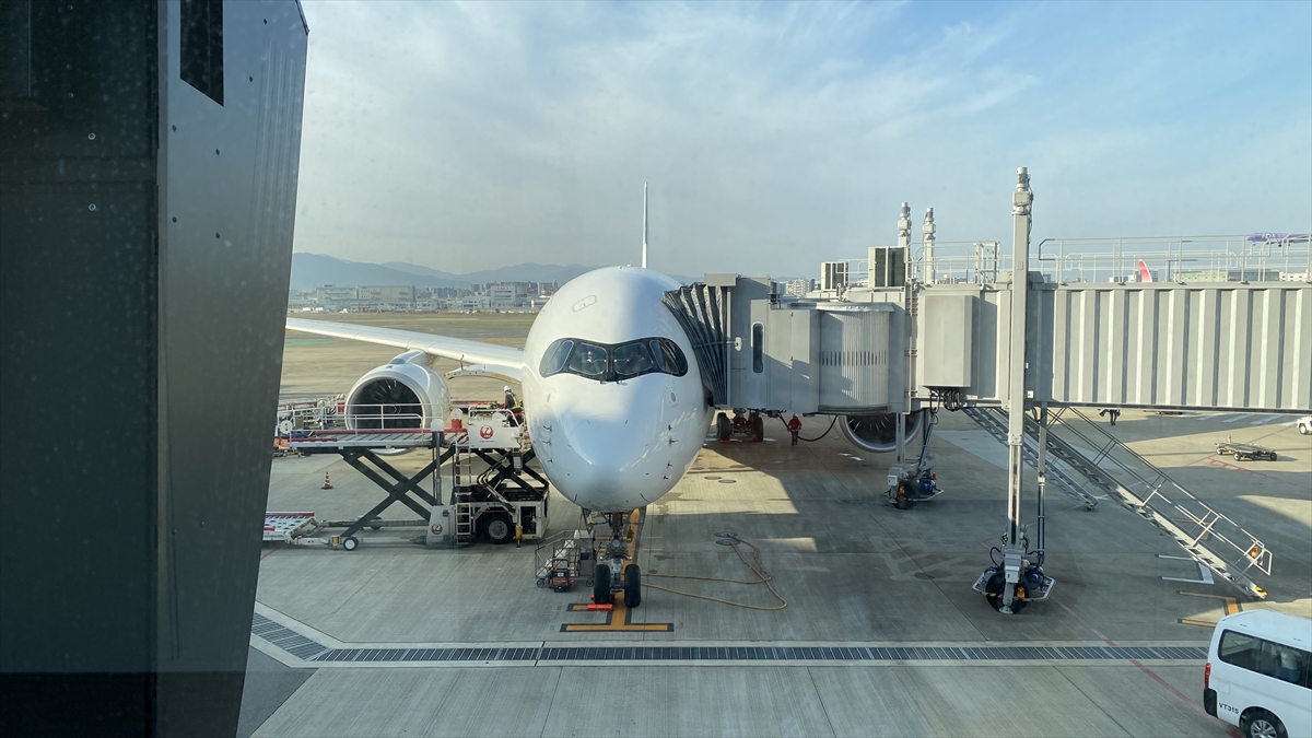 【フライトレポ】A350のファーストクラス! JL305 羽田～福岡 08DEC22