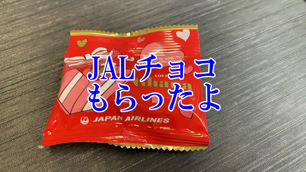 バレンタインデー JAL