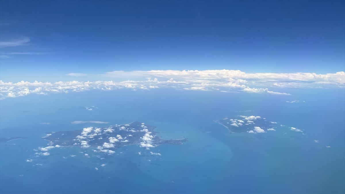【フライトレポ】窓の外に島、島、島。国際線搭乗記 AUG23