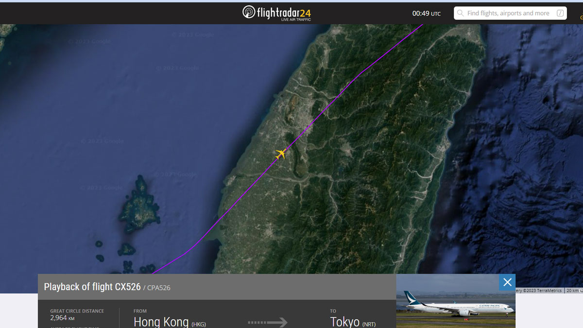 【フライトレポ】JALのA350-1000に向けて予行練習? 香港～成田 CX526 AUG23