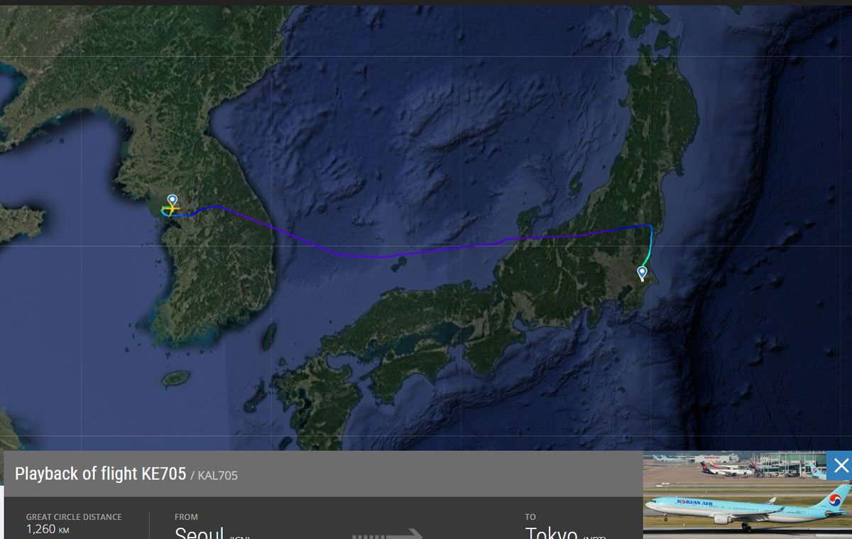 【フライトレポ】大韓航空の日韓戦ビジネスクラス 仁川～成田 SEP23