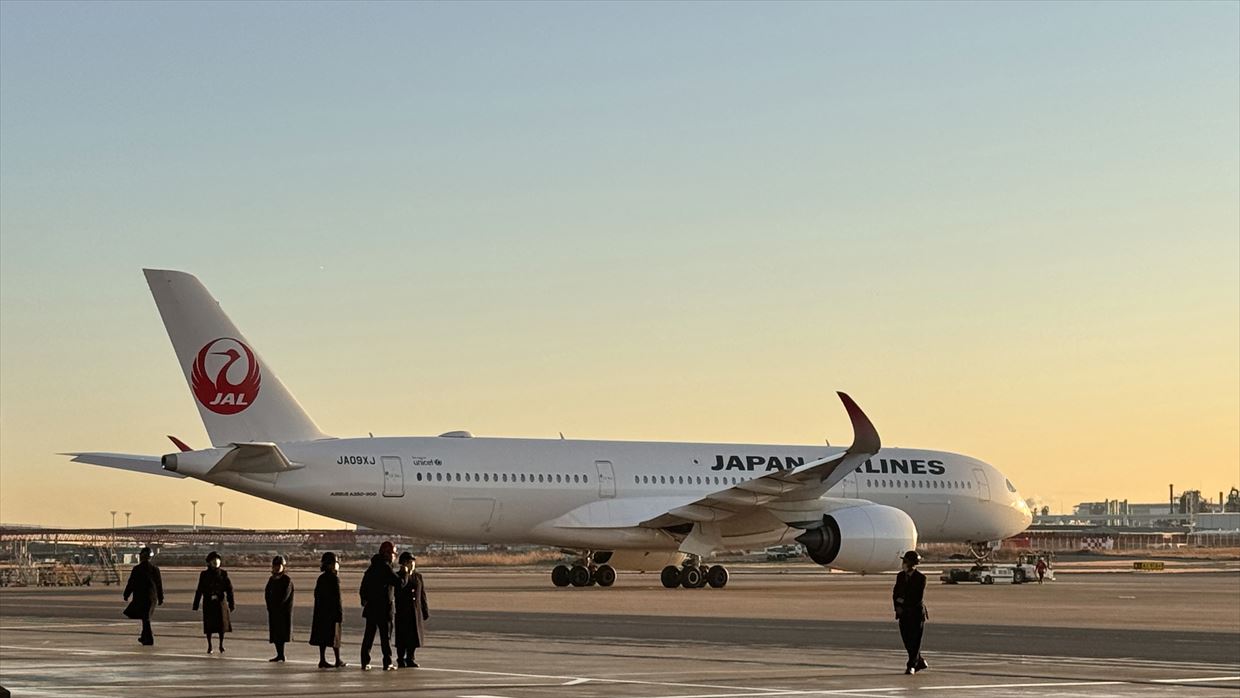 JALtrico 国際線 A350-1000型機の内部見学会(24年1月17日) の報告