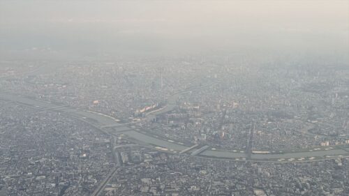 【フライトレポ】東京都心上空が楽しい 広島～羽田 B767型機 MAY24