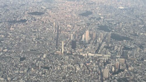 【フライトレポ】東京都心上空が楽しい 広島～羽田 B767型機 MAY24