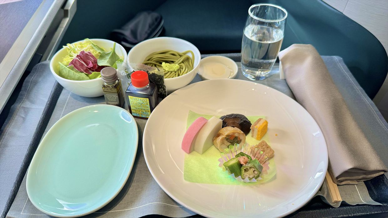 【機内食レポ】香港～成田 CX500便 ビジネスクラス 24年09月26日