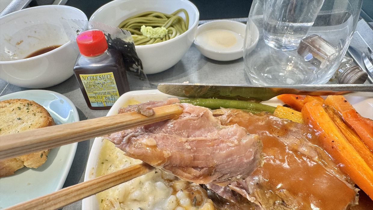 【機内食レポ】香港～成田 CX500便 ビジネスクラス 24年09月26日