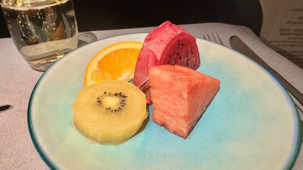 【機内食レポ】香港～成田 CX500便 ビジネスクラス 24年09月26日