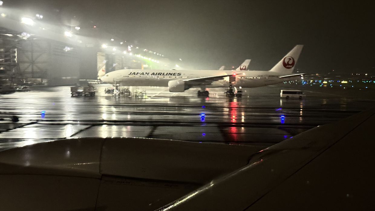 【フライトの様子】JAL59 羽田～ドーハ 27Oct24　ボーイングB787-900型機