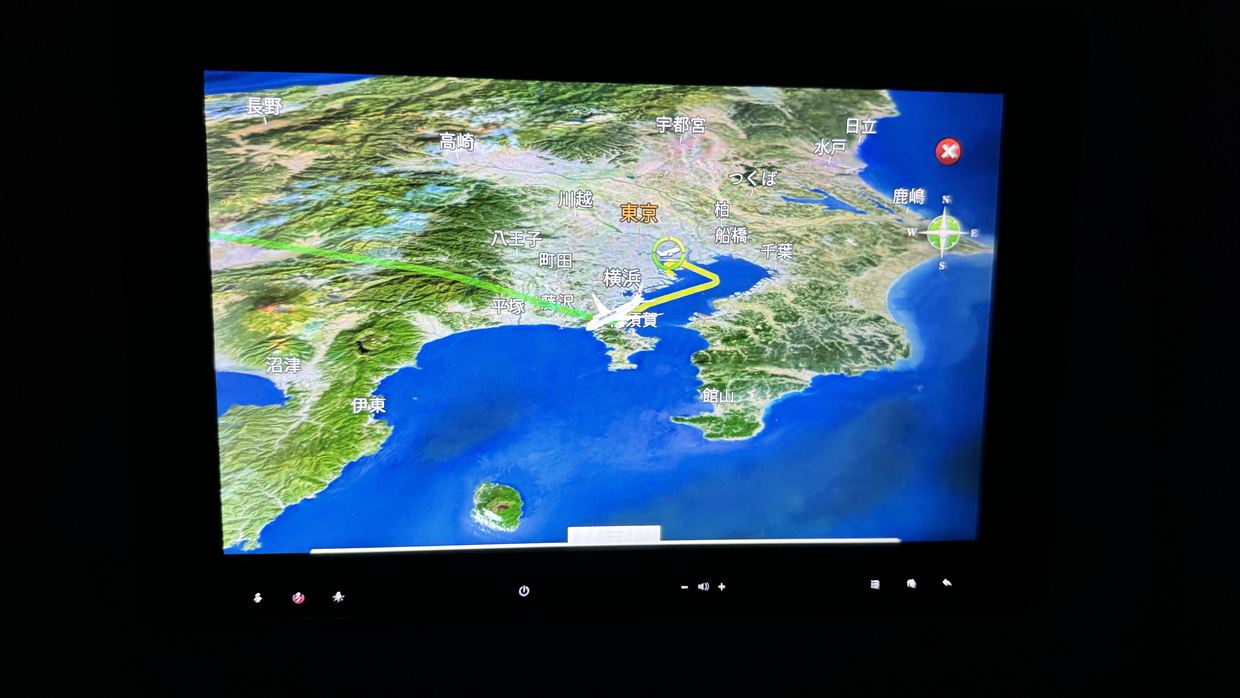 【フライトの様子】JAL59 羽田～ドーハ 27Oct24　ボーイングB787-900型機