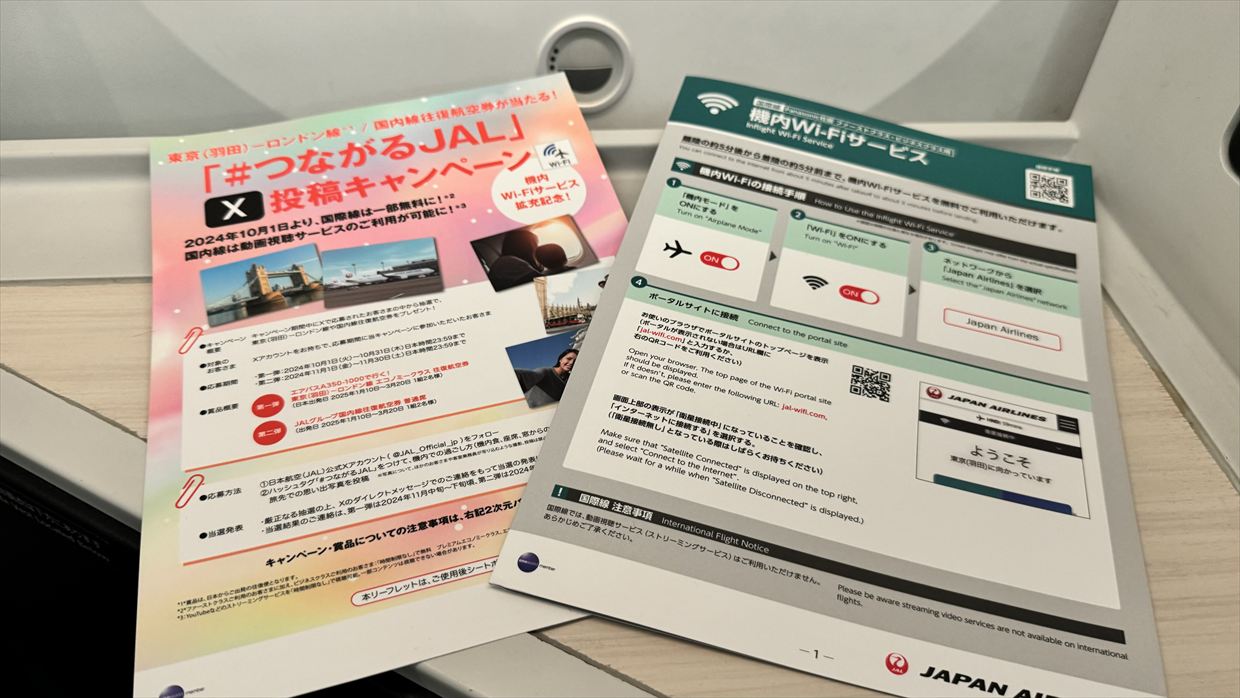 【フライトの様子】JAL59 羽田～ドーハ 27Oct24　ボーイングB787-900型機