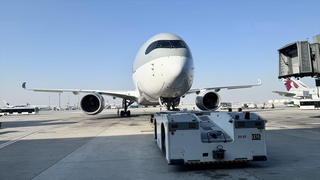 【フライトの様子】QR1397 ドーハ~カサブランカ 27Oct24 エアバスA350-900型機