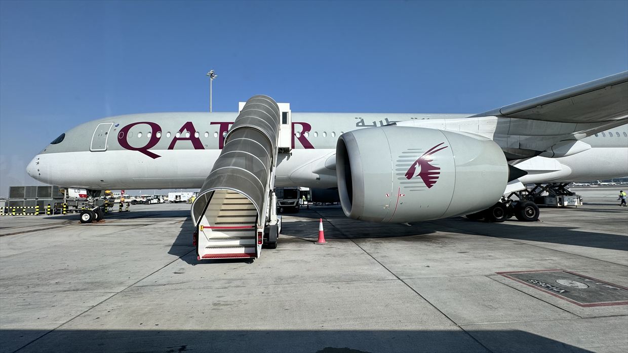 【フライトの様子】QR1397 ドーハ~カサブランカ 27Oct24 エアバスA350-900型機