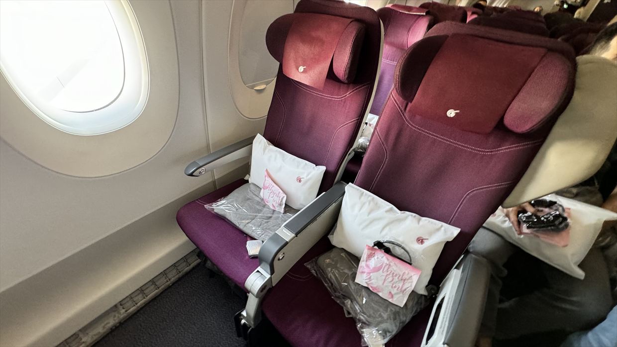 【フライトの様子】QR1397 ドーハ~カサブランカ 27Oct24 エアバスA350-900型機