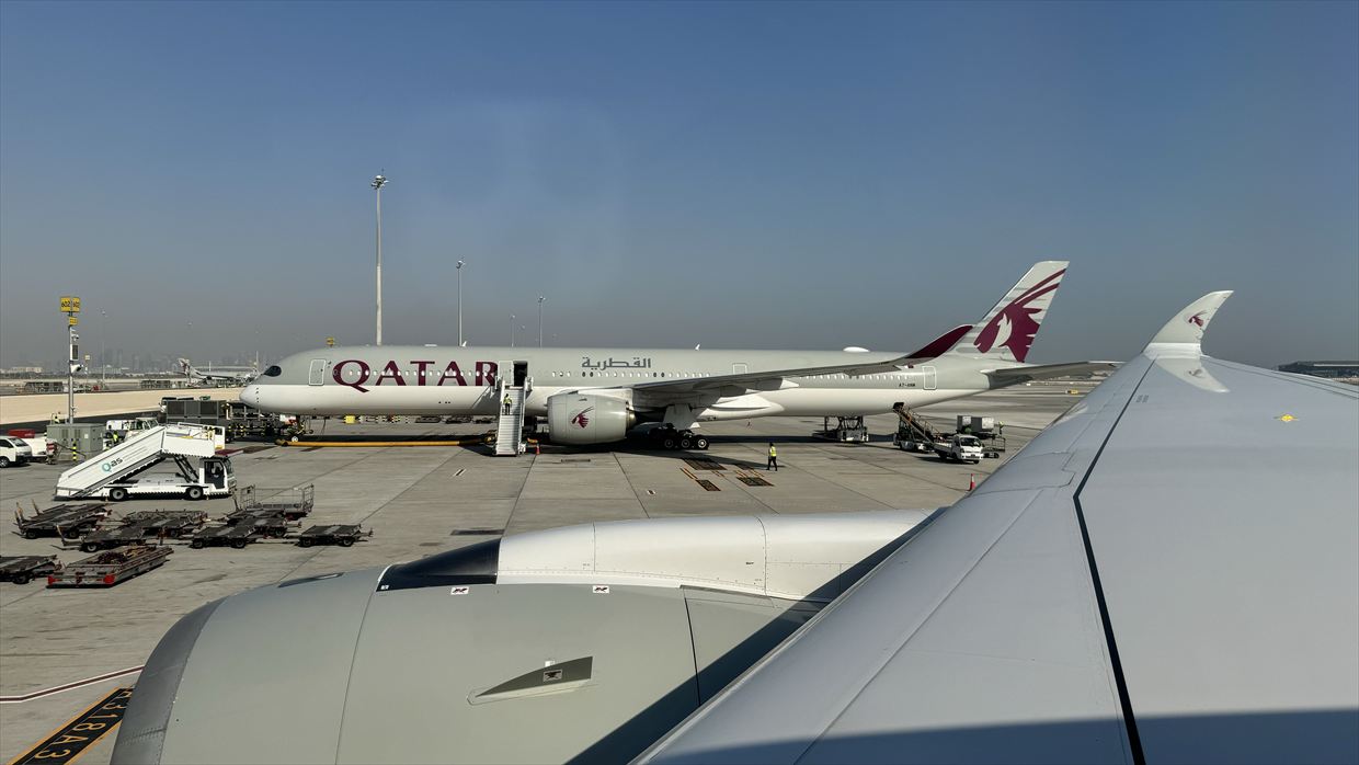 【フライトの様子】QR1397 ドーハ~カサブランカ 27Oct24 エアバスA350-900型機