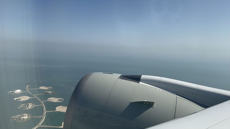 【フライトの様子】QR1397 ドーハ~カサブランカ 27Oct24 エアバスA350-900型機