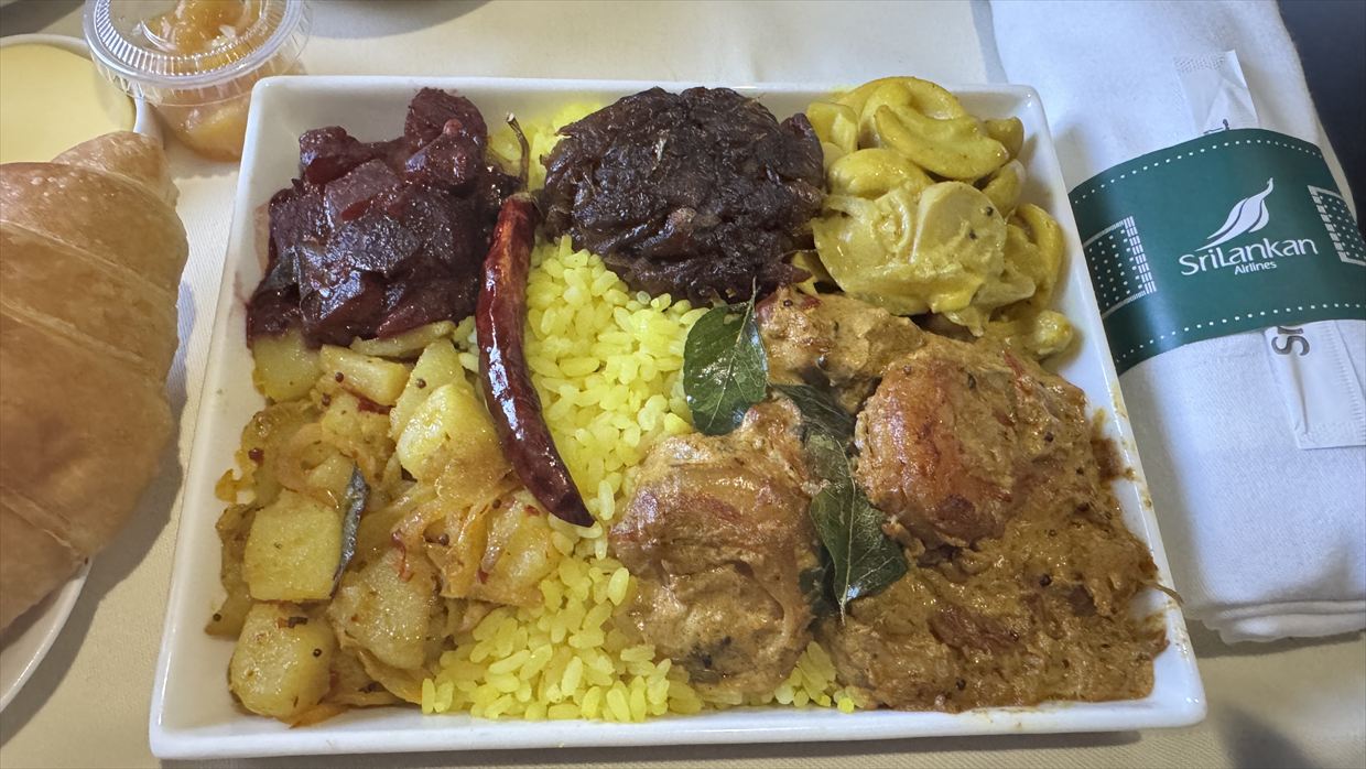 コロンボ~フランクフルト スリランカ航空 ビジネスクラス 24年07月
