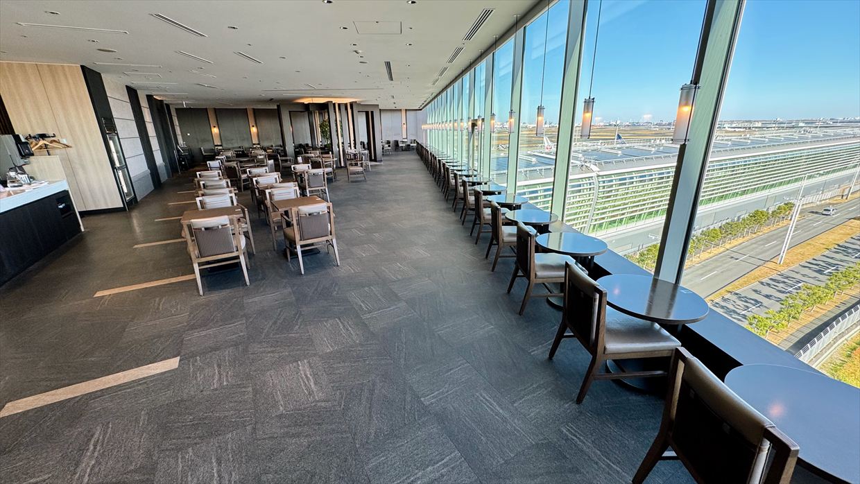 【ラウンジレポ】羽田空港 JAL サクララウンジ SKY VIEW LOUNGE 25年1月1日