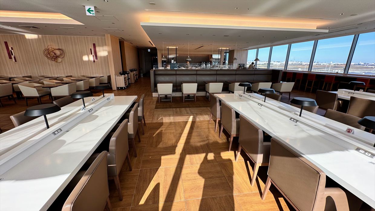 【ラウンジレポ】羽田空港 JAL サクララウンジ SKY VIEW LOUNGE 25年1月1日