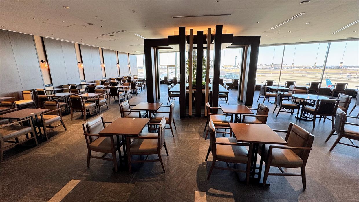 【ラウンジレポ】羽田空港 JAL サクララウンジ SKY VIEW LOUNGE 25年1月1日