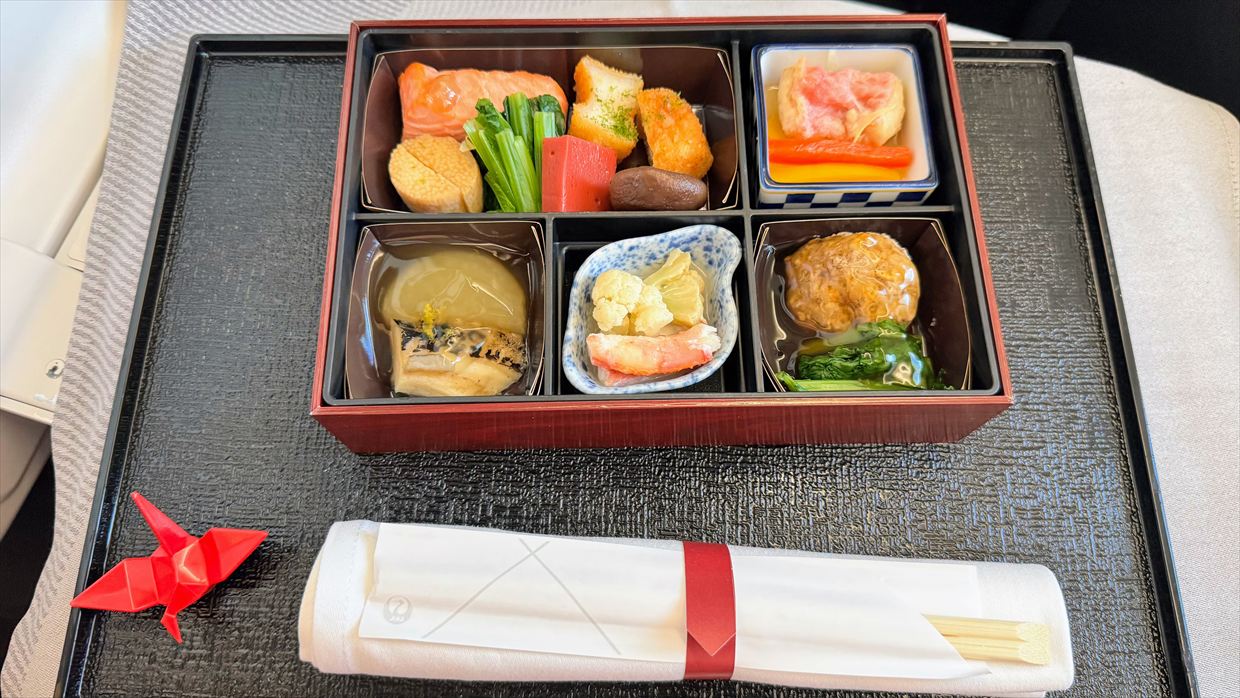 【機内食レポ】羽田～デリー　JAL ビジネスクラス 25年01月