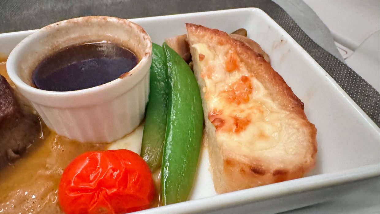 【機内食レポ】デリー～羽田　JAL30便 ビジネスクラス 25年01月