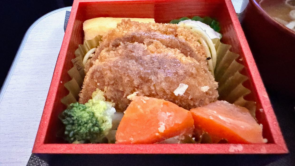 【機内食レポ】デリー～羽田　JAL30便 ビジネスクラス 25年01月 *到着前の軽食