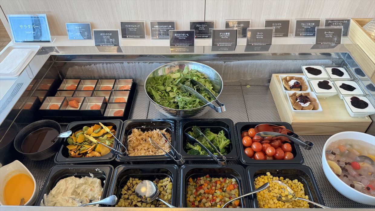 【ラウンジレポ】羽田空港 ターミナル3 JAL サクララウンジ SKY VIEW LOUNGE 25年2月18日