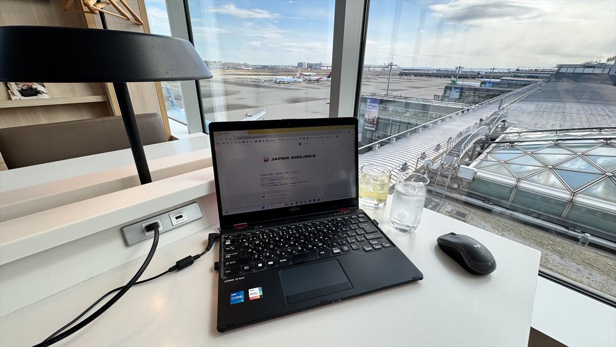 【ラウンジレポ】羽田空港 ターミナル3 JAL サクララウンジ SKY VIEW LOUNGE 25年2月18日