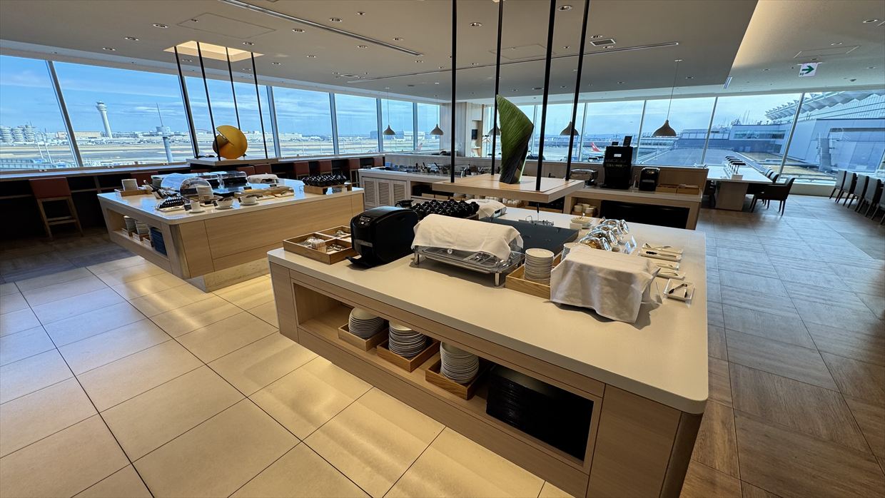 【ラウンジレポ】羽田空港 ターミナル3 JAL サクララウンジ SKY VIEW LOUNGE 25年2月18日