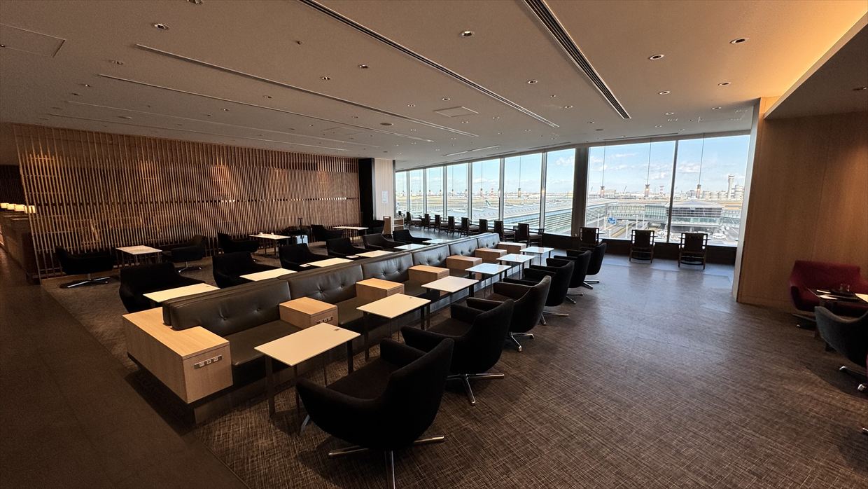 【ラウンジレポ】羽田空港 ターミナル3 JAL サクララウンジ SKY VIEW LOUNGE 25年2月18日