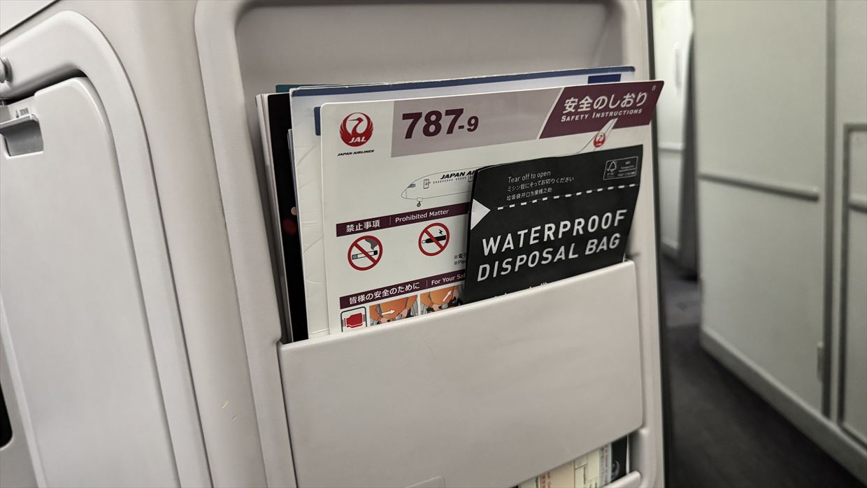 【フライトの様子】JAL95 羽田～金浦 18Feb25　ボーイングB787-900型機