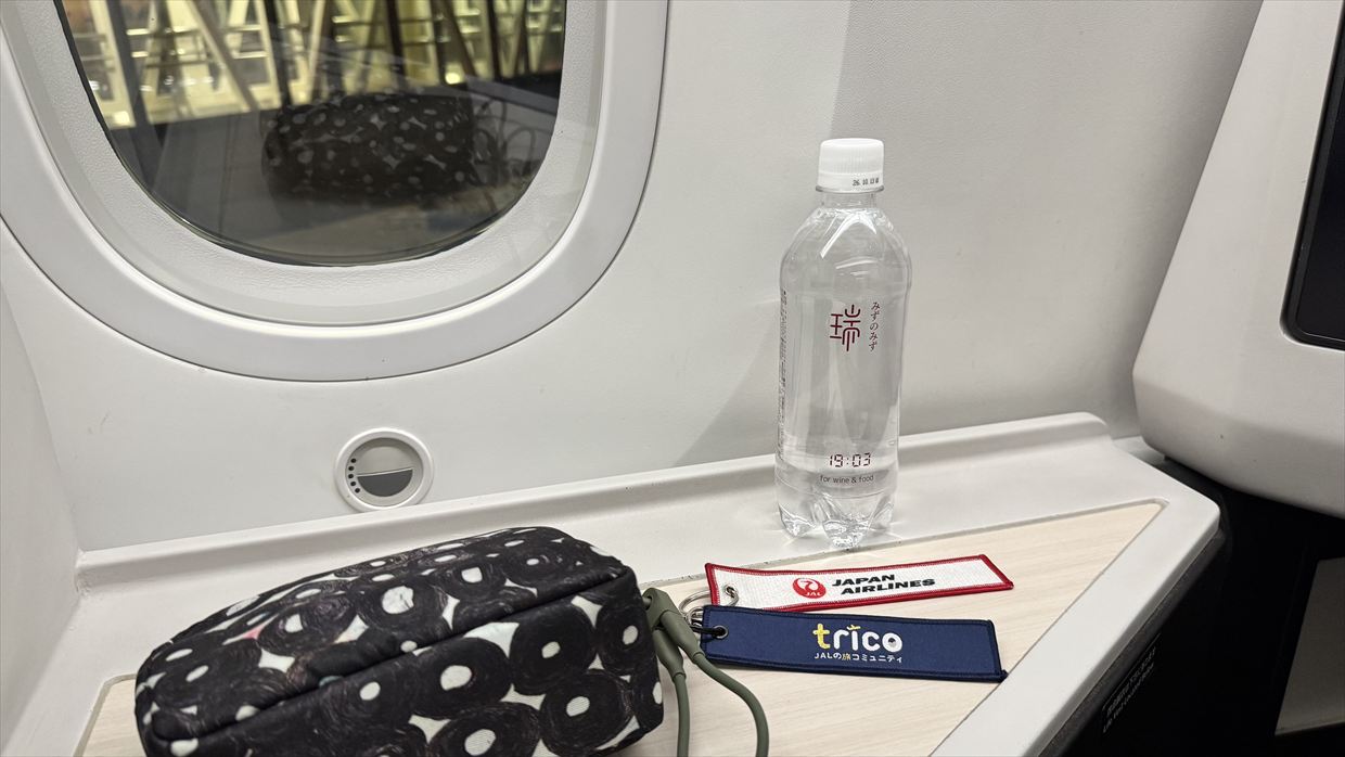 【フライトの様子】JAL95 羽田～金浦 18Feb25　ボーイングB787-900型機