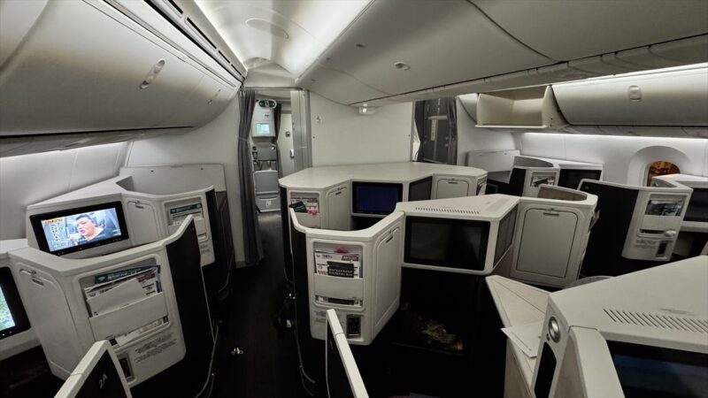 【フライトの様子】JAL95 羽田～金浦 18Feb25　ボーイングB787-900型機